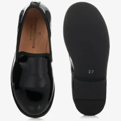Black Patent Leather Loafers