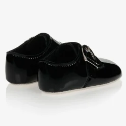 Black Patent Pre-Walker Shoes