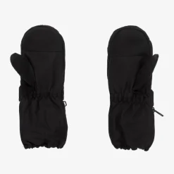 Black Ski Mittens