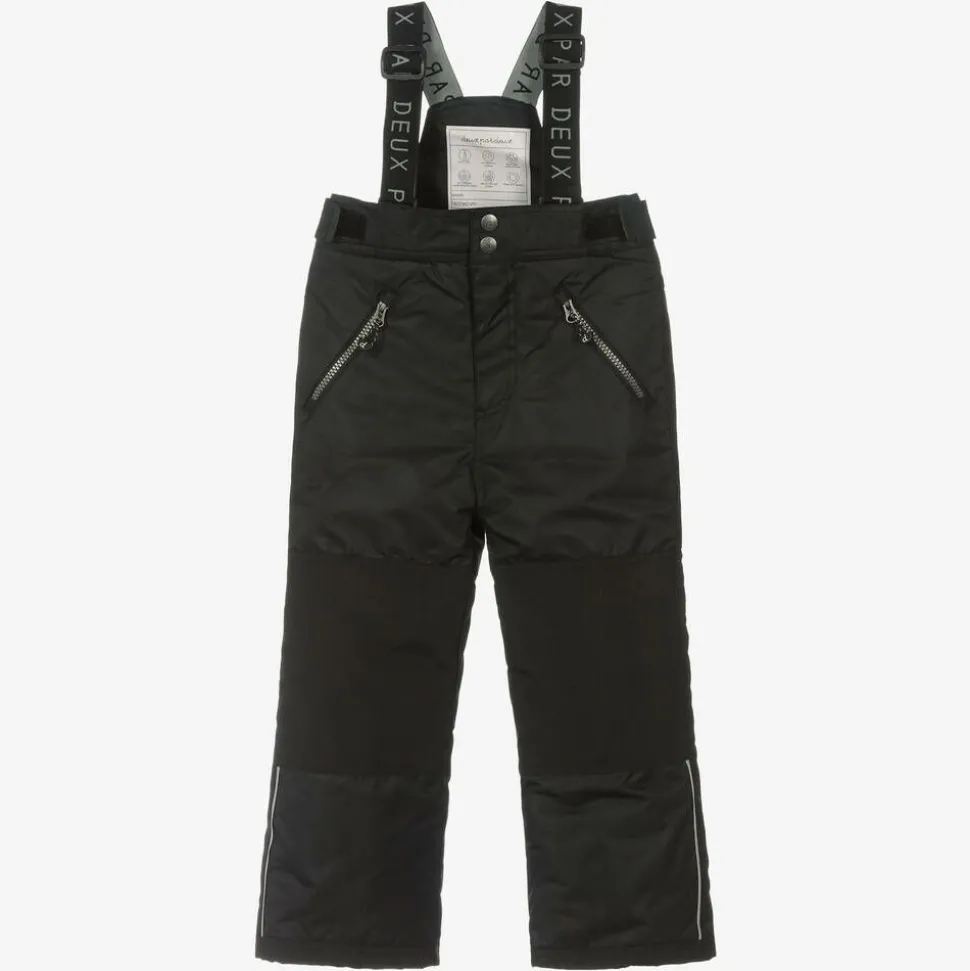 Black Ski Salopettes