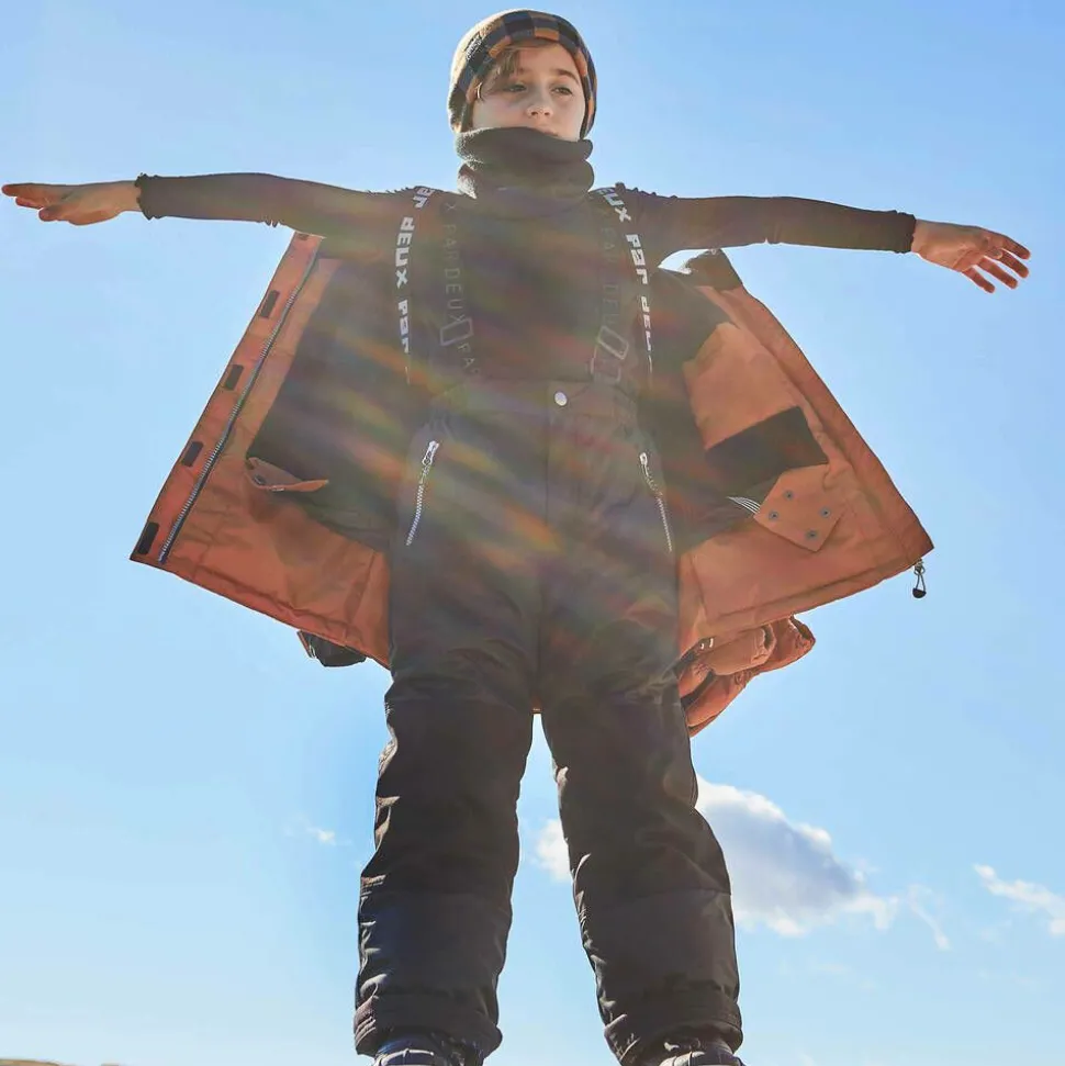 Black Ski Salopettes