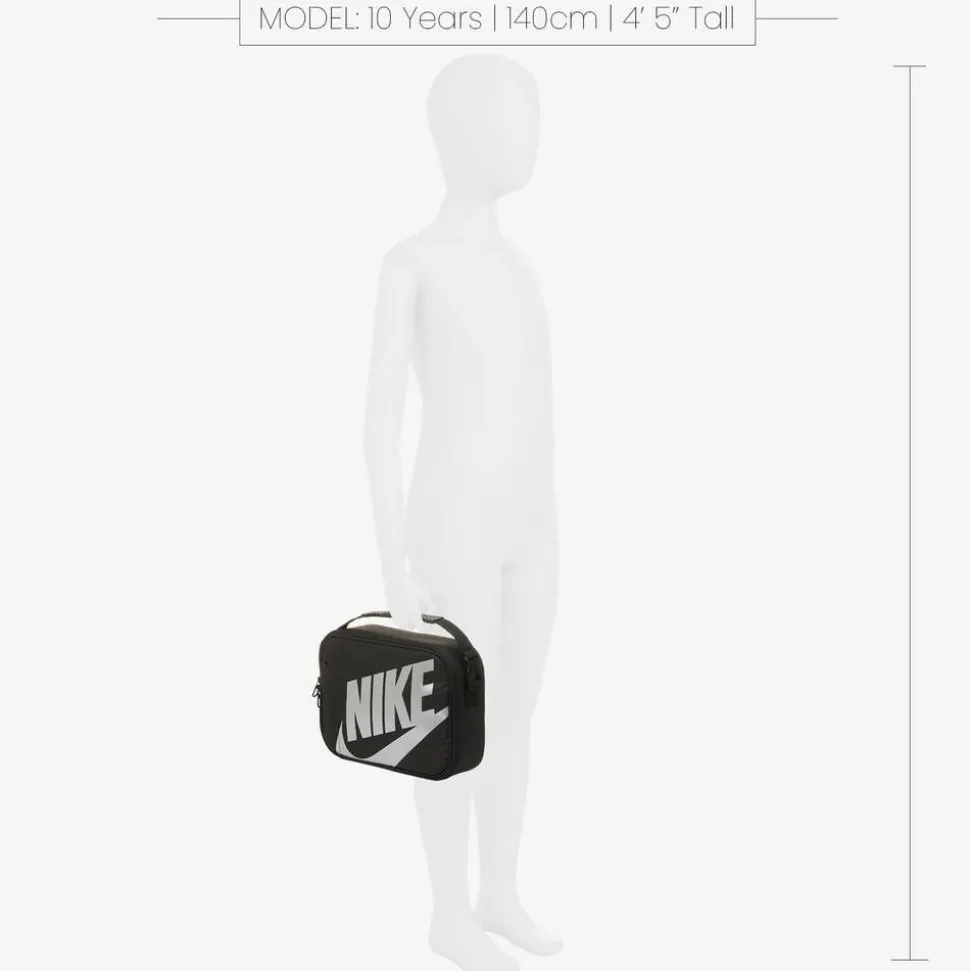 Black Swoosh Logo Lunch Bag (26cm)