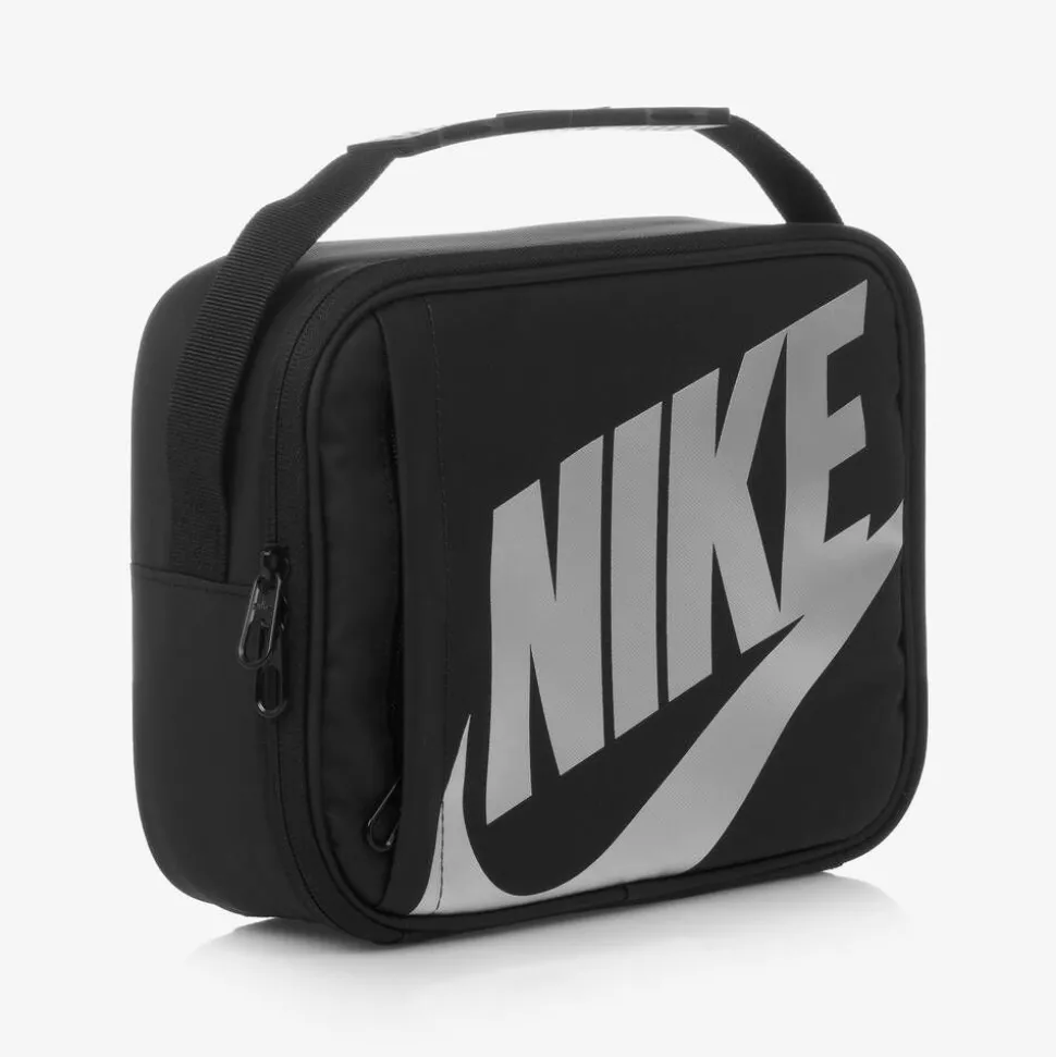 Black Swoosh Logo Lunch Bag (26cm)