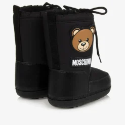 Black Teddy Bear Snow Boots