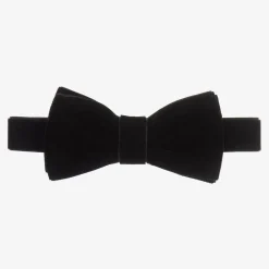 Black Velvet Bow Tie (10cm)
