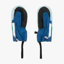 Blue & Green Ski Mittens