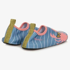 Blue & Pink Crab Aqua Shoes