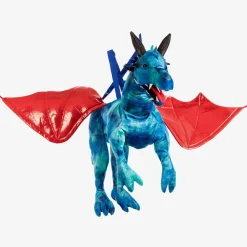 Blue & Green Dragon Costume with Red Wings