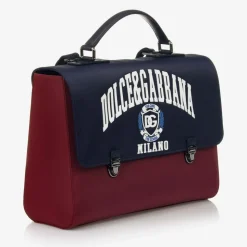 Blue & Red Satchel Backpack (34cm)