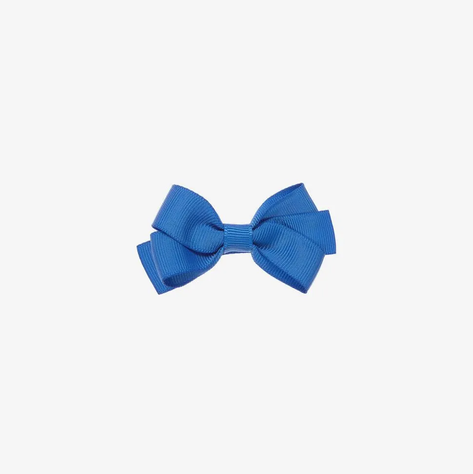 Blue Bow Hair Clip (7cm)