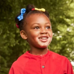 Blue Bow Hair Clip (7cm)