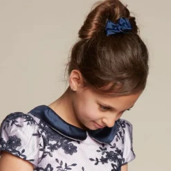 Blue Bow Hair Clip (7cm)