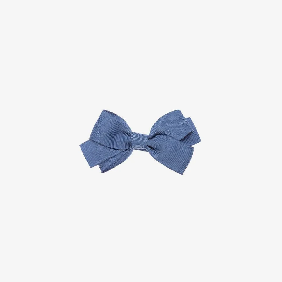 Blue Bow Hair Clip (7cm)