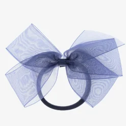 Blue Bow Hair Elastic (12cm)
