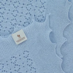 Blue Cashmere Shawl (122cm)