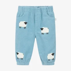 Blue Corduroy Sheep Trousers