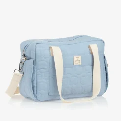 Blue Cotton Changing Bag (37cm)