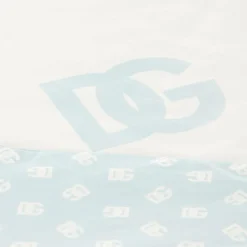 Blue Cotton Padded DG Baby Blanket (78cm)