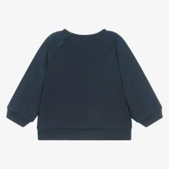 Blue Cotton Smile Sweatshirt