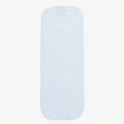 Blue Crescent Moonlight Pima Cotton Burp Cloth (48cm)