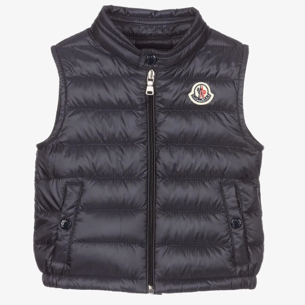 Blue Down Padded Amaury Puffer Gilet