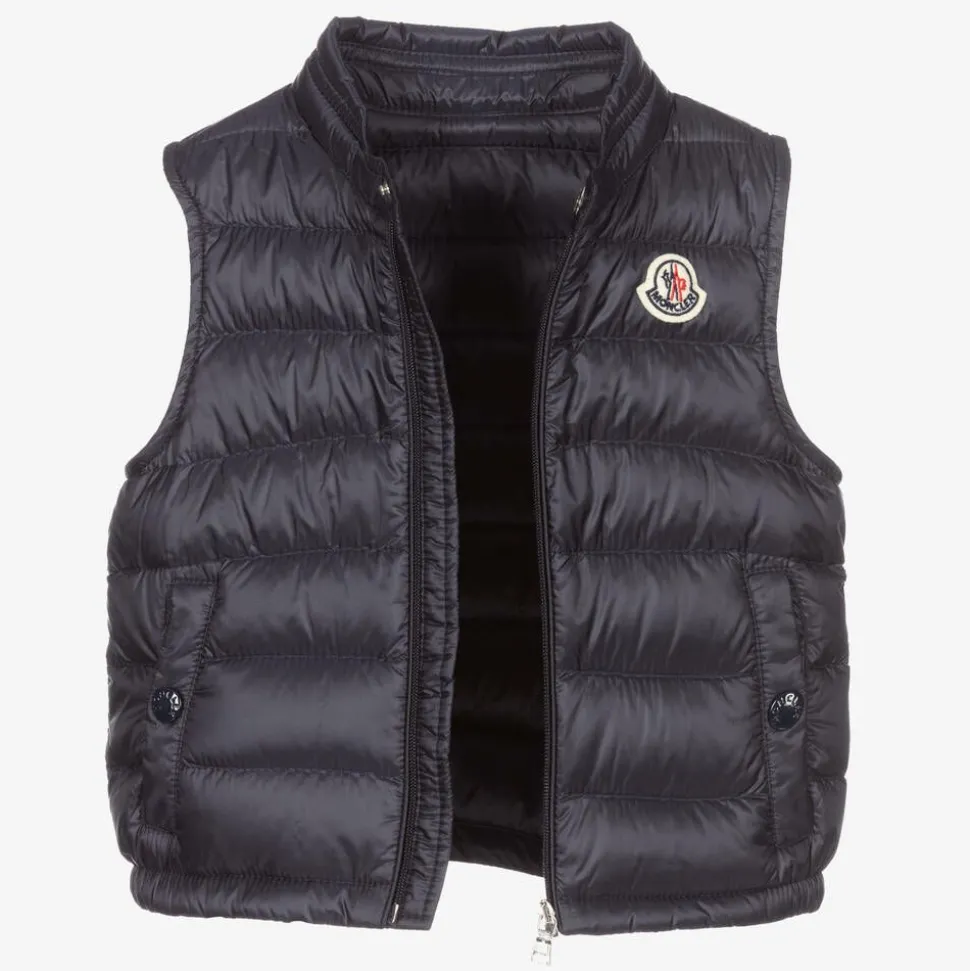 Blue Down Padded Amaury Puffer Gilet
