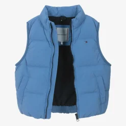 Blue Down Padded Gilet
