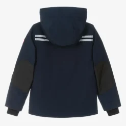 Blue Down Padded Logan Parka Jacket