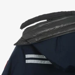 Blue Down Padded Logan Parka Jacket