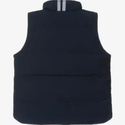 Blue Down Padded Vanier Gilet