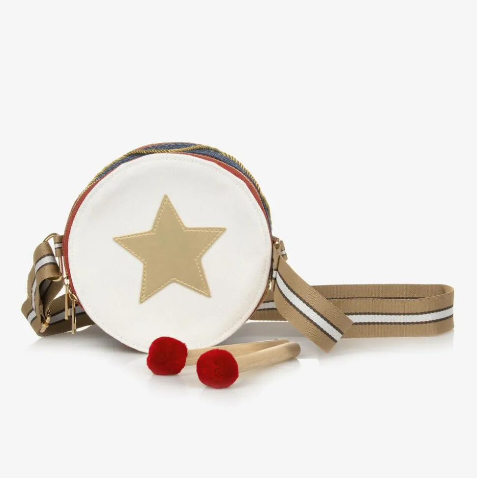 Blue Drum Shaped Bag (19cm)