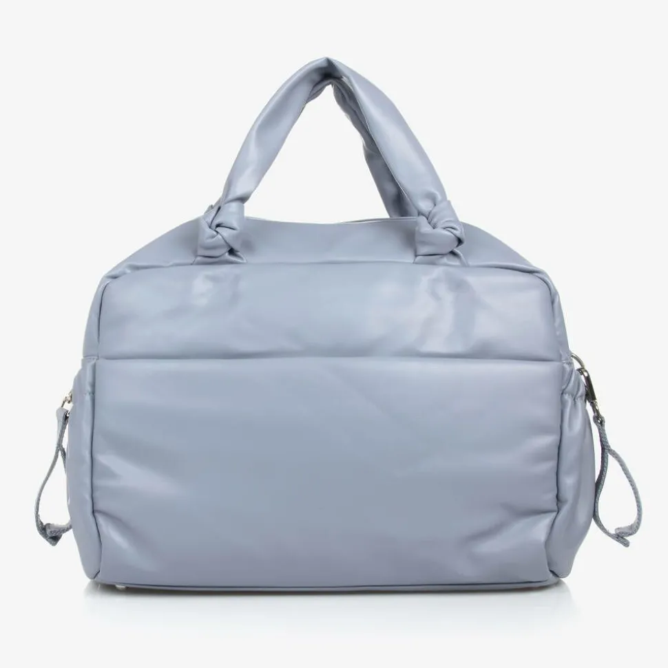 Blue Faux Leather Changing Bag (46cm)