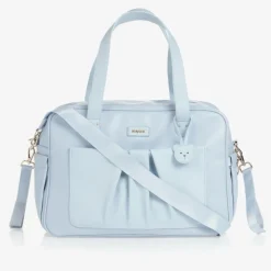 Blue Faux Leather Changing Bag (40cm)