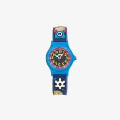 Blue Football Analogue Watch