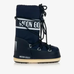 Blue Icon Nylon Snow Boots