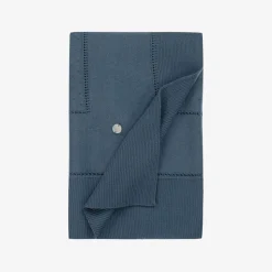 Blue Knitted Blanket (108cm)