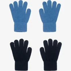 Blue Knitted Gloves (2 Pack)