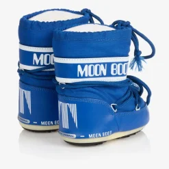 Blue Mini Nylon Snow Boots