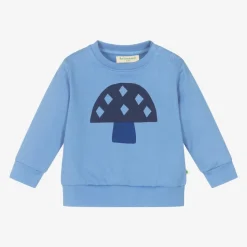 Blue Organic Cotton Baby Sweatshirt