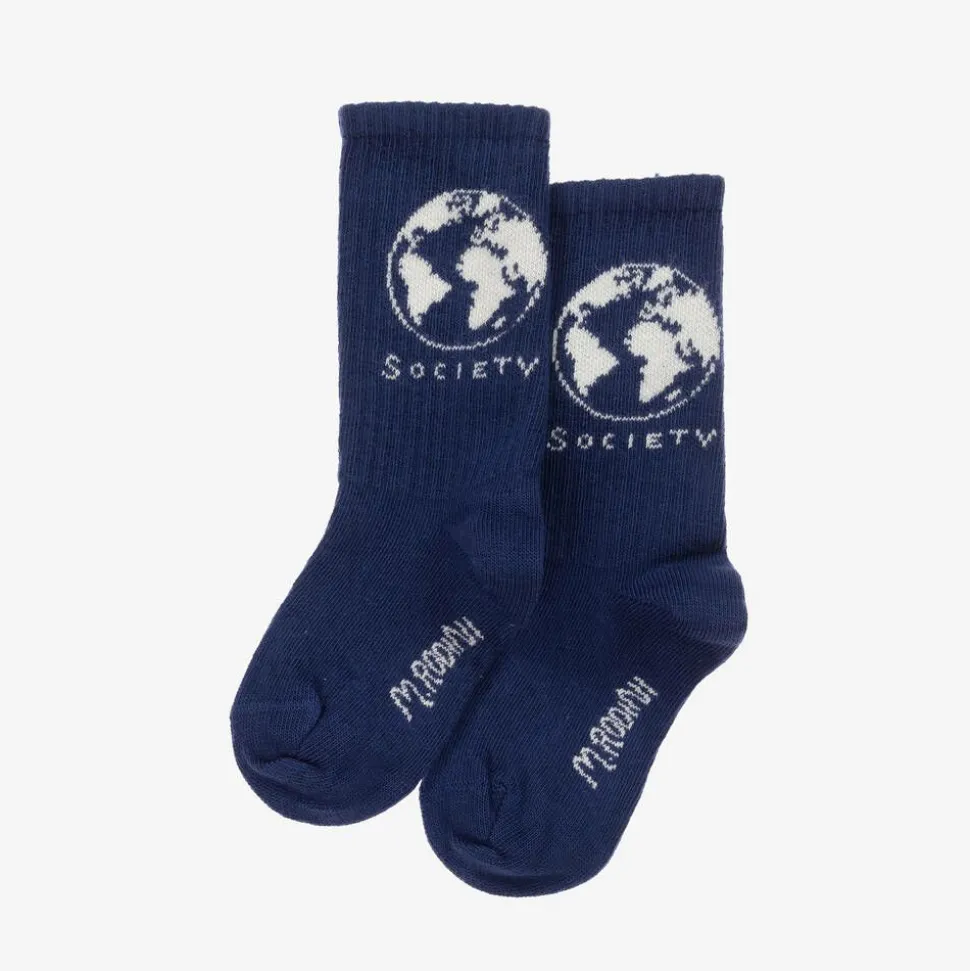 Blue Organic Cotton Society Socks