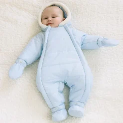 Blue Padded Snowsuit