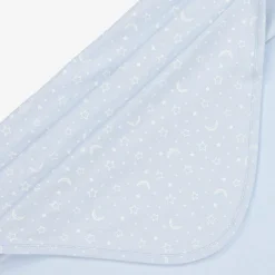 Blue Pima Cotton Crescent Moonlight Blanket (73cm)