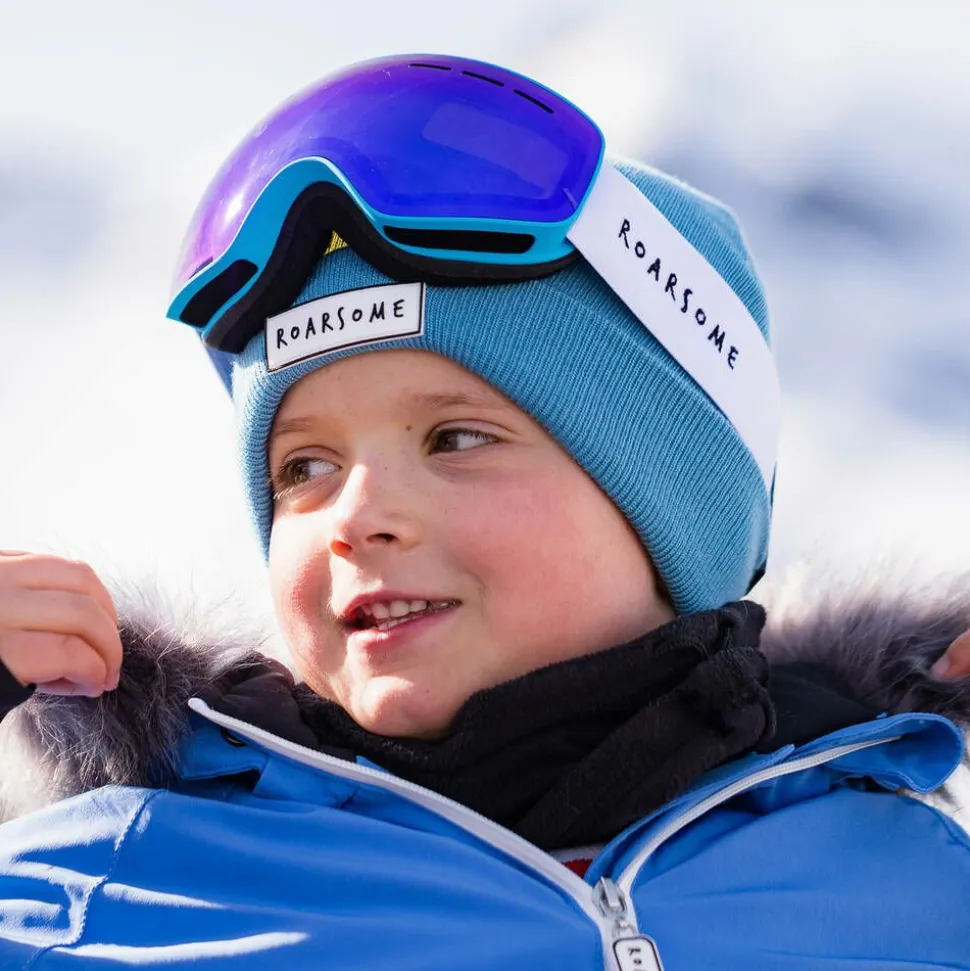 Blue Polarised Anti-Fog Ski Goggles