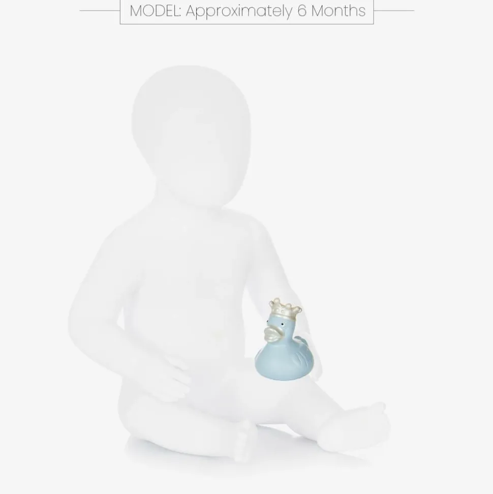 Blue Rubber Duck Bath Toy (7cm)