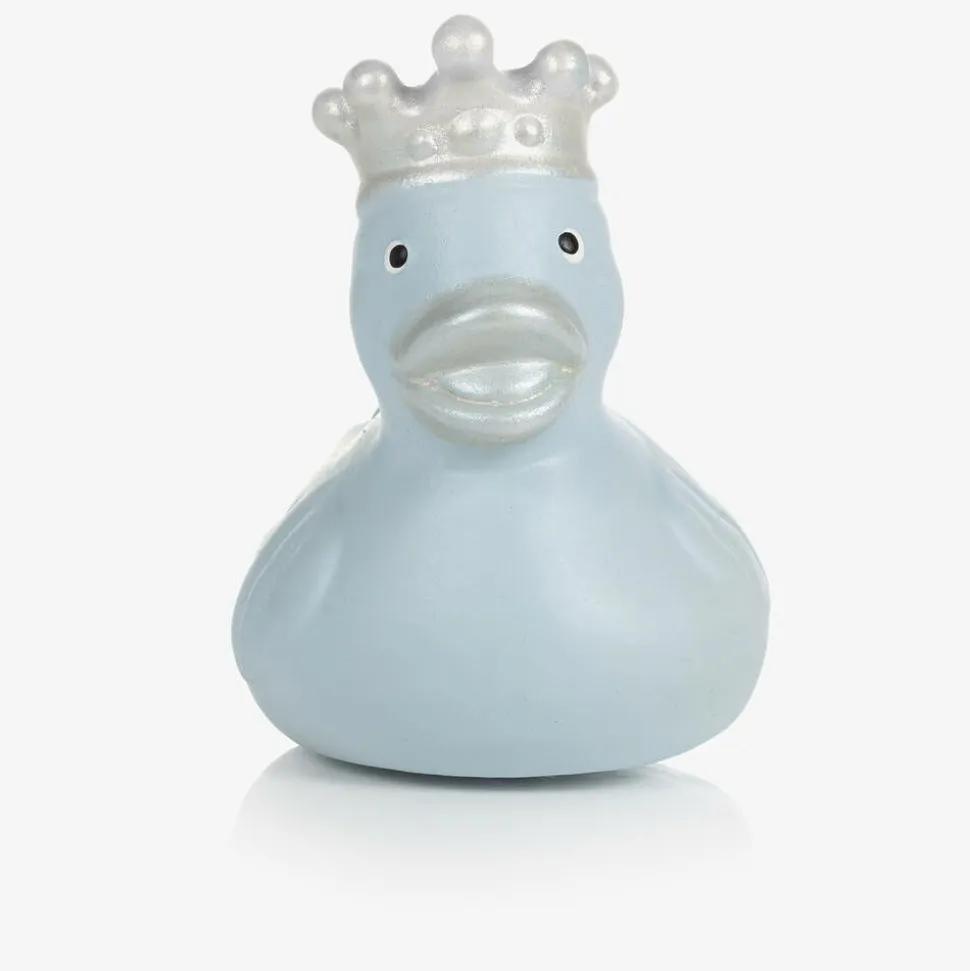 Blue Rubber Duck Bath Toy (7cm)