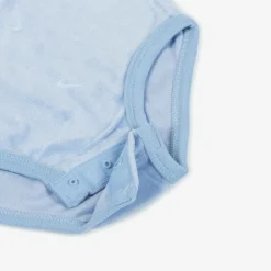 Blue Velour Baby Trouser Set