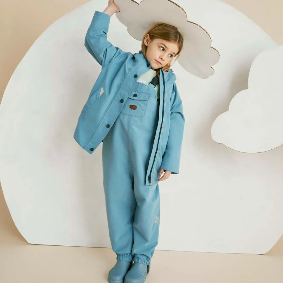 Blue Waterproof Raincoat