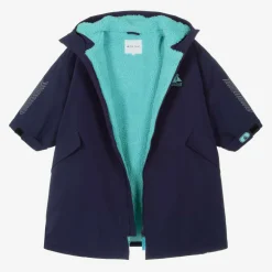 Blue Water-Repellent Changing Coat