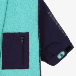 Blue Water-Repellent Changing Coat