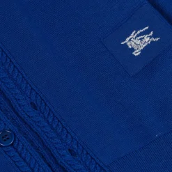 Blue Wool Knit EKD Cardigan